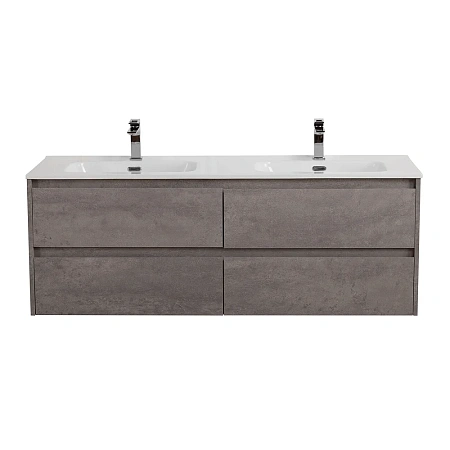 Тумба под раковину BelBagno KRAFT-1200-4C-SO-2-CG Cemento Grigio подвесная 1200x460