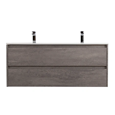 Тумба под раковину BelBagno KRAFT-1200-2C-SO-2-CG Cemento Grigio подвесная 1200x460