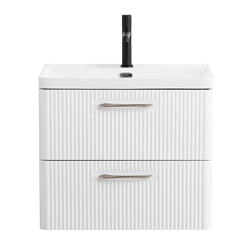 Тумба под раковину BelBagno DUE-500-2C-SO-BL-P подвесная 506x423 Bianco Lucido
