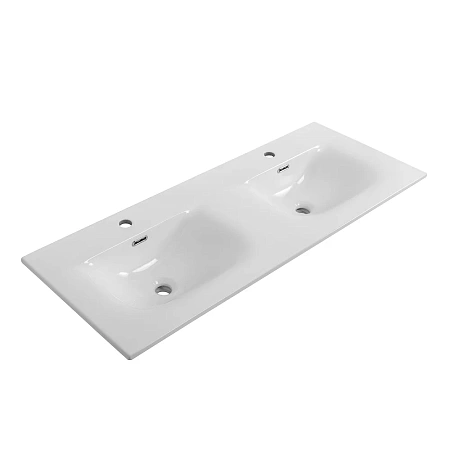 Раковина BelBagno BB-8099-120-2 1210x460 с двумя чашами Раковина BelBagno BB-8099-120-2 1210x460 с двумя чашами