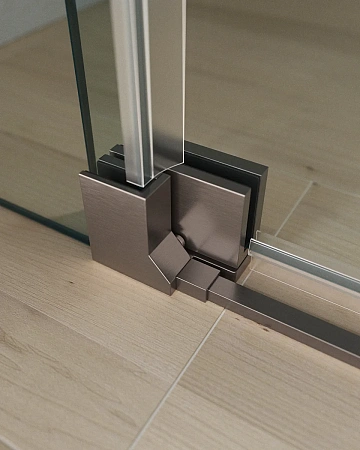 Душевой уголок CEZARES SLIDER-AH-1-90-100/110-C-GM 100-110x90см стекло прозрачное, профиль оружейная сталь Душевой уголок CEZARES SLIDER-AH-1-90-100/110-C-GM 100-110x90см стекло прозрачное, профиль оружейная сталь