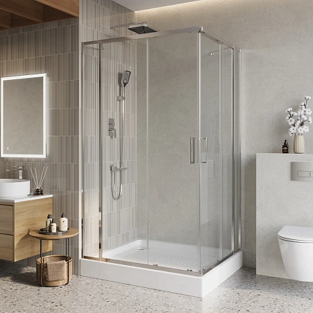 Душевой уголок BelBagno LUCE-AH-22-145/120-C-Cr Душевой уголок BelBagno LUCE-AH-22-145/120-C-Cr
