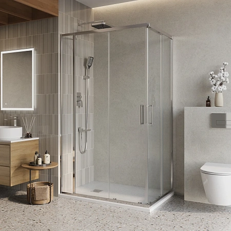 Душевой уголок BelBagno LUCE-AH-21-145/90-C-Cr Душевой уголок BelBagno LUCE-AH-21-145/90-C-Cr