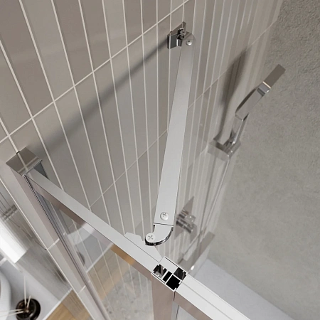 Душевой уголок BelBagno LUCE-AH-21-120/100-C-Cr Душевой уголок BelBagno LUCE-AH-21-120/100-C-Cr