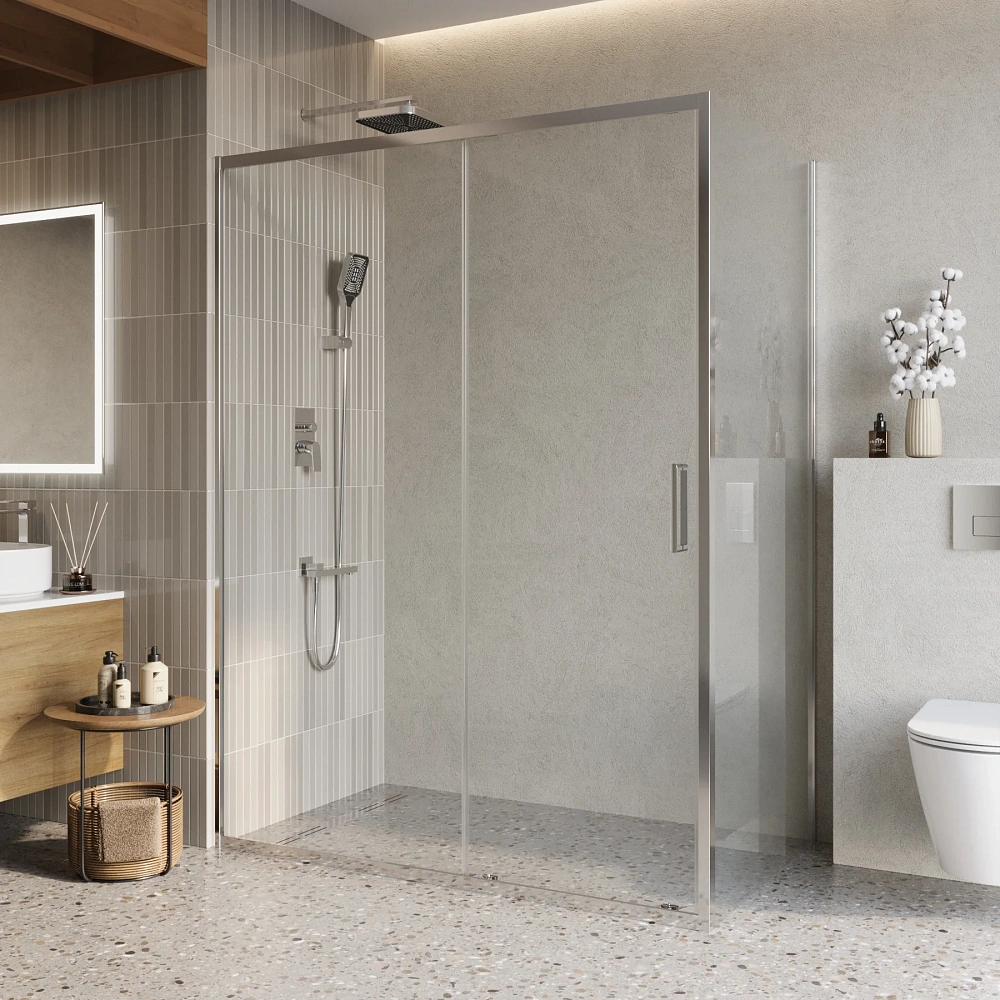 Душевой уголок BelBagno LUCE-AH-1-150/90-C-Cr 1500x900 мм — Изображение 1