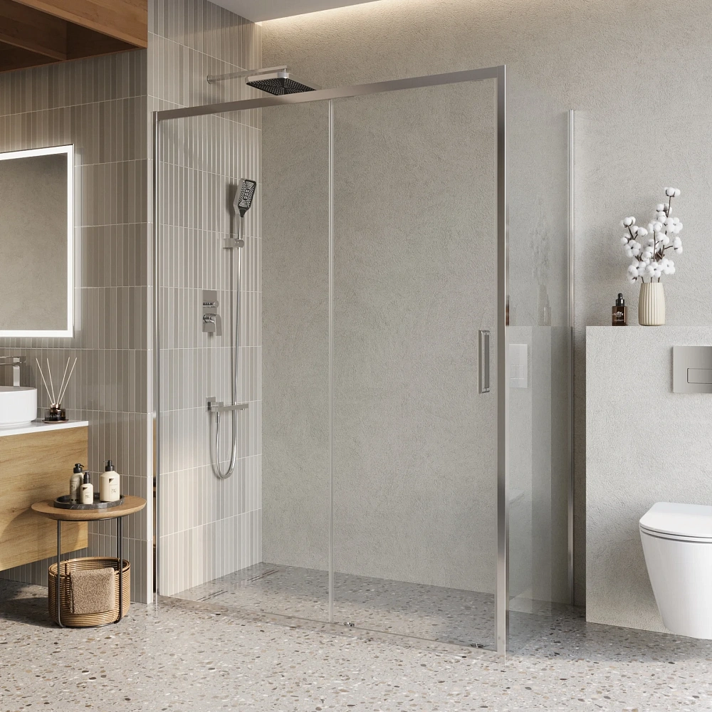Душевой уголок BelBagno LUCE-AH-1-150/80-C-Cr 1500x800 мм — Изображение 1