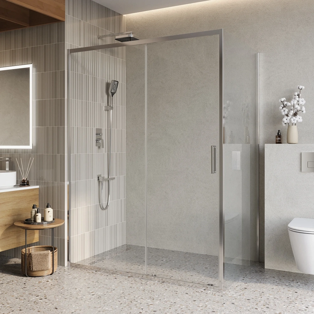Душевой уголок BelBagno LUCE-AH-1-150/100-C-Cr 1500x1000 мм — Изображение 1