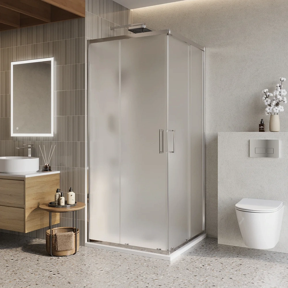 Душевой уголок BelBagno LUCE-A-2-90-P-Cr — Изображение 1