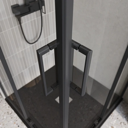 Душевой уголок BelBagno LUCE-A-2-90-C-NERO Душевой уголок BelBagno LUCE-A-2-90-C-NERO