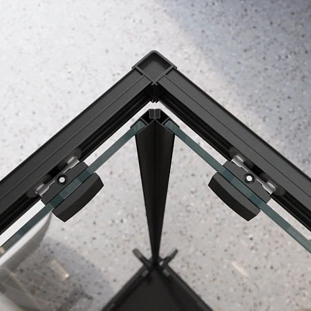 Душевой уголок BelBagno LUCE-A-2-90-C-NERO Душевой уголок BelBagno LUCE-A-2-90-C-NERO