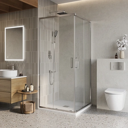 Душевой уголок BelBagno LUCE-A-2-80-C-Cr Душевой уголок BelBagno LUCE-A-2-80-C-Cr