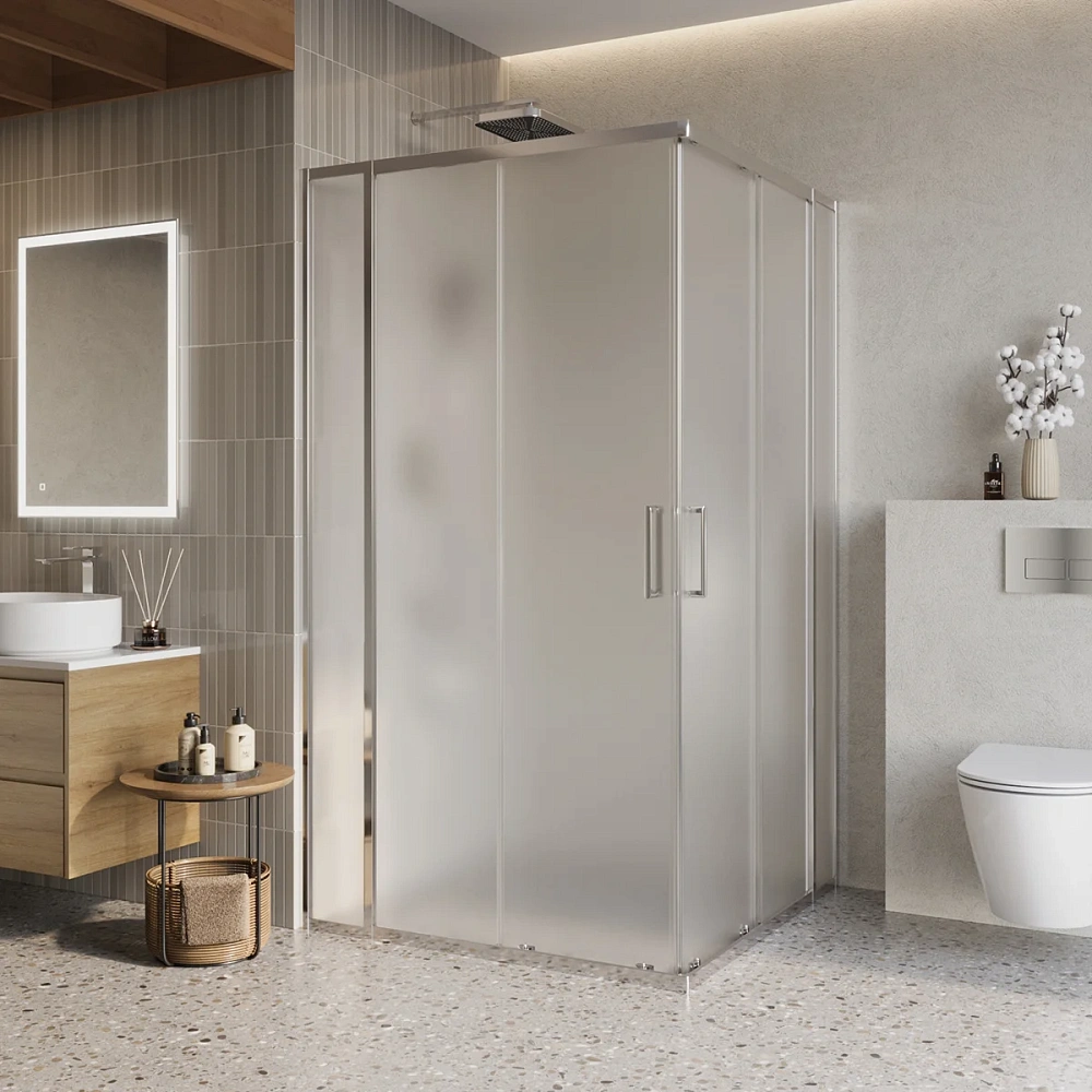 Душевой уголок BelBagno LUCE-A-22-90+20-P-Cr — Изображение 1