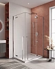 Душевой уголок CEZARES LINER-AH-2-120/90-C-Cr-R 120x90см стекло прозрачное, профиль хром