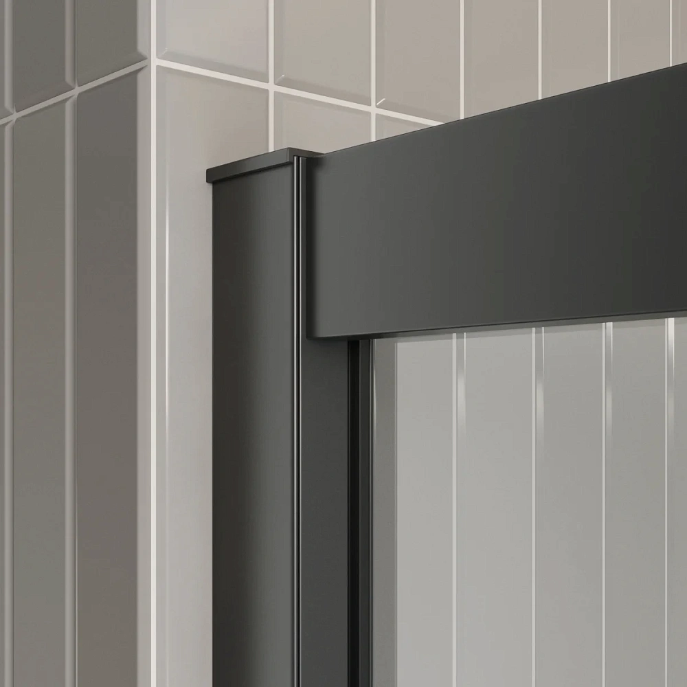 Душевая дверь BelBagno LUCE-BF-1-120-C-NERO — Изображение 6