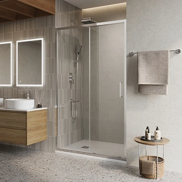 Душевая дверь BelBagno LUCE-BF-1-100-C-Cr