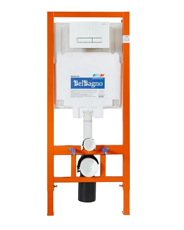 Комплект унитаза BelBagno с сиденьем LOTO BB070CHR/SC инсталляцией BB002-80 и клавишей смыва BB018-GV-BI Комплект унитаза BelBagno с сиденьем LOTO BB070CHR/SC инсталляцией BB002-80 и клавишей смыва BB018-GV-BI