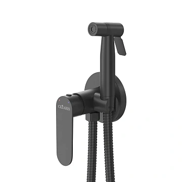 Гигиенический душ CEZARES STYLUS-DIF-NOP черный матовый