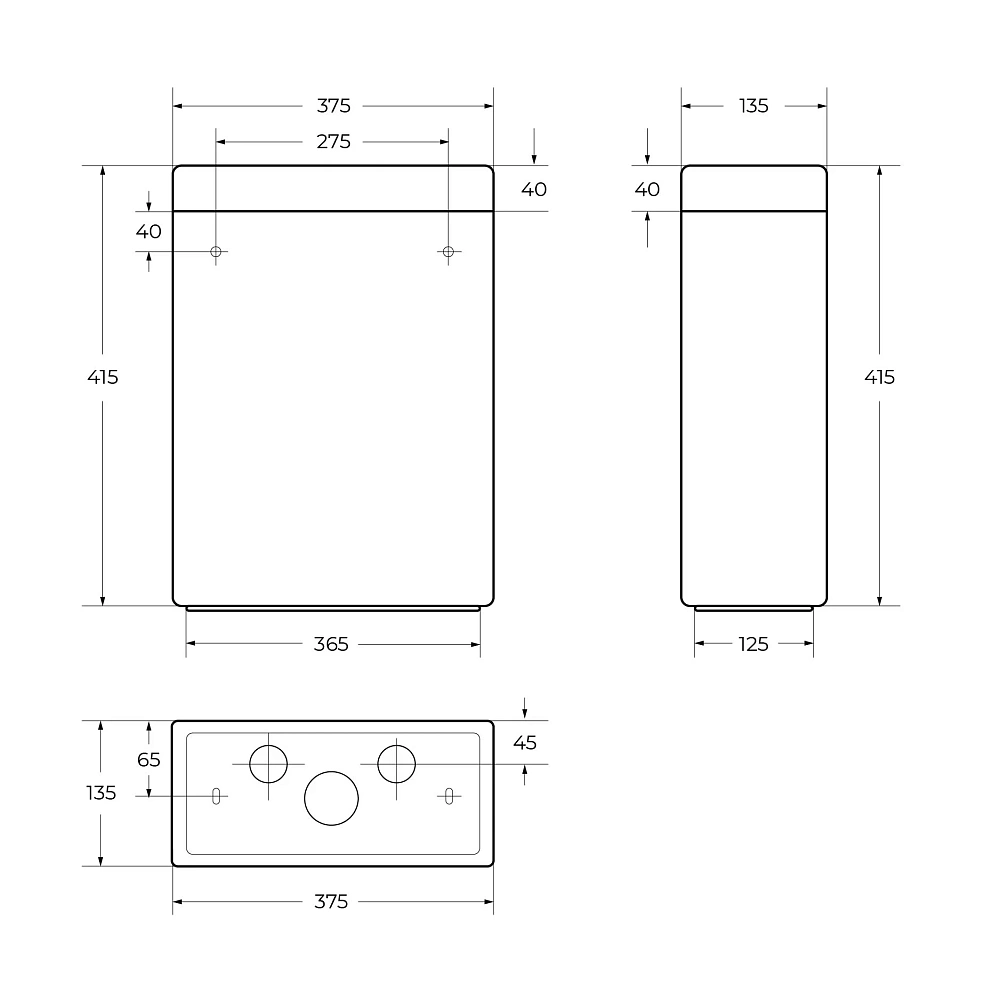 Унитаз напольный CEZARES STYLUS CZR-152-CPR/CZR-GN-SC безободковый с сиденьем — Изображение 15