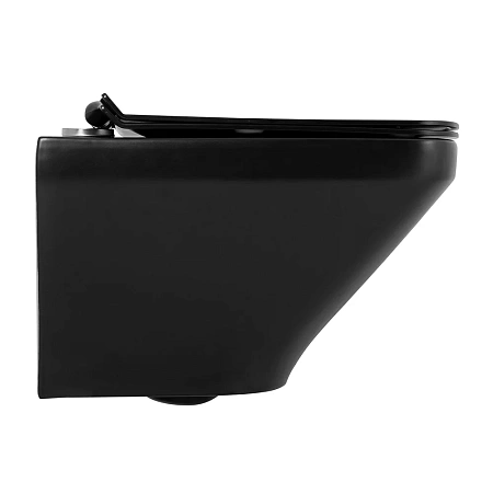 Унитаз подвесной BelBagno SELA черный BB3201CHR-MB/BB3201SC-MB безободковый с сиденьем Унитаз подвесной BelBagno SELA черный BB3201CHR-MB/BB3201SC-MB безободковый с сиденьем