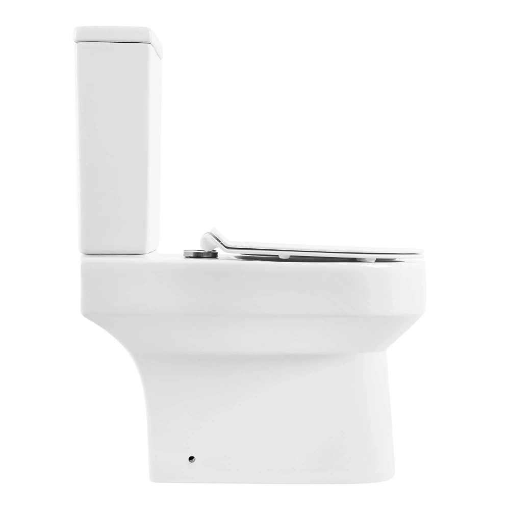 Унитаз напольный BelBagno NORMA BB339CPR/BB2111SC безободковый с сиденьем — Изображение 2