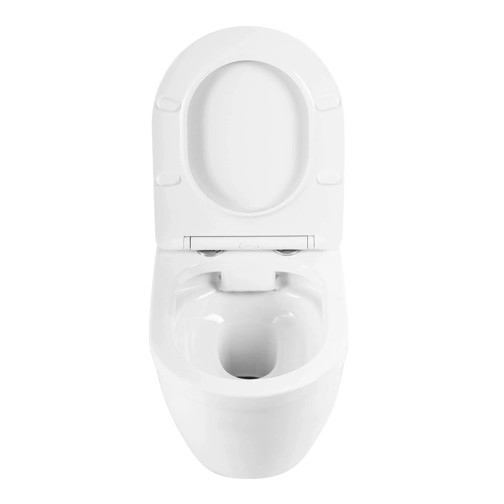 Комплект унитаза BelBagno с сиденьем LOTO BB070CHR/SC инсталляцией BB002-80 и клавишей смыва BB005-PR-CH — Изображение 5
