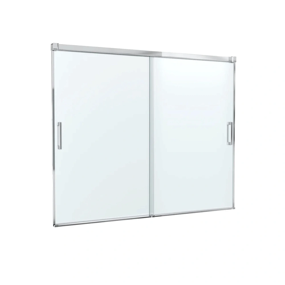 Шторка на ванну CEZARES TANDEM-SOFT-VF-2-170/145-P-Cr 170см стекло рифленое, профиль хром — Изображение 8