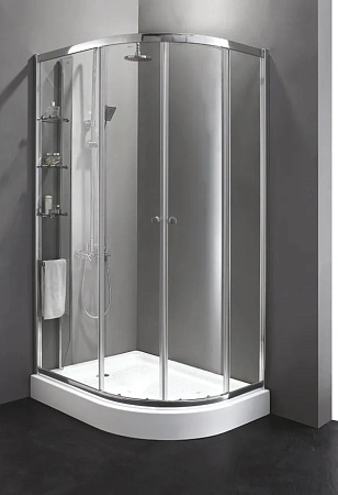 Душевой уголок CEZARES ANIMA-W-RH-2-120/100-C-Cr-L 120x100см стекло прозрачное, профиль хром Душевой уголок CEZARES ANIMA-W-RH-2-120/100-C-Cr-L 120x100см стекло прозрачное, профиль хром