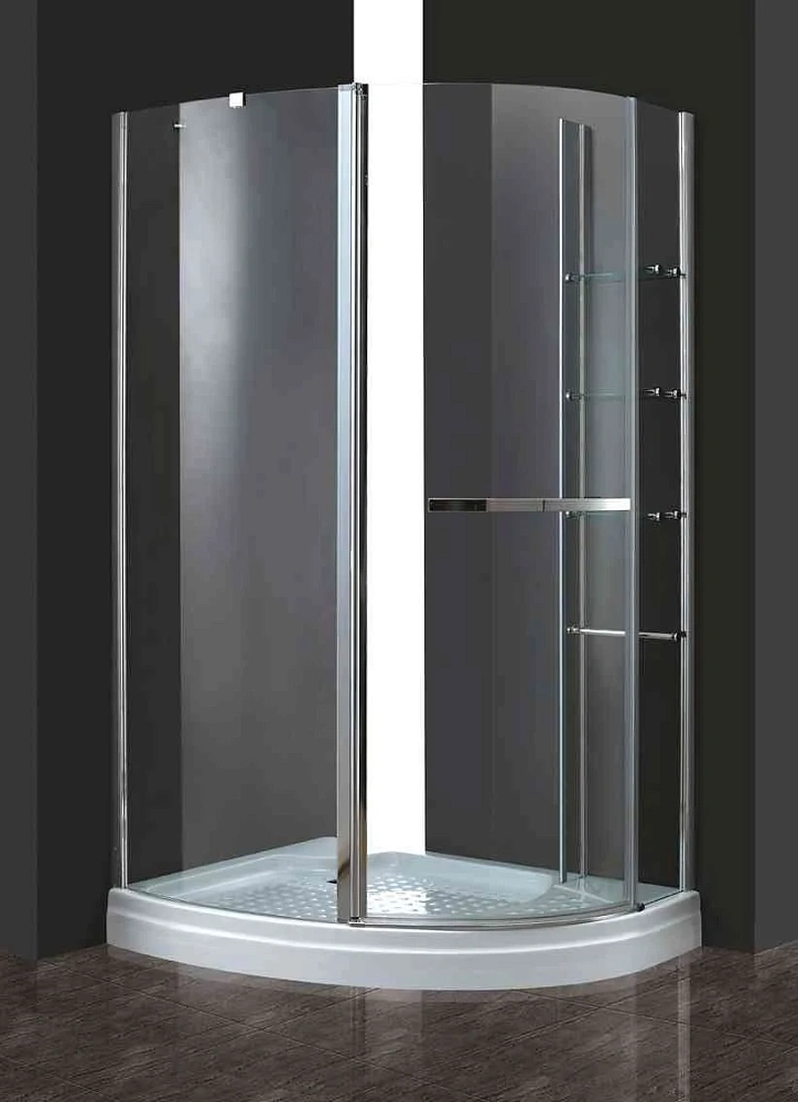 Душевой уголок CEZARES ELENA-W-RH-1-120/90-C-Cr-L 120x90см стекло прозрачное, профиль хром — Изображение 1