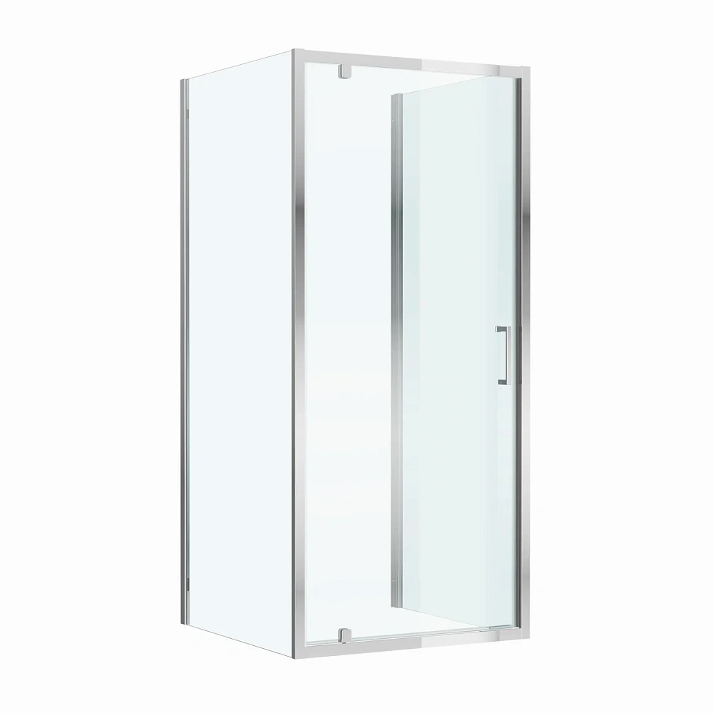 Душевой уголок CEZARES MOLVENO-BA2-90/90-C-Cr-IV 90x90см стекло прозрачное, профиль хром — Изображение 6