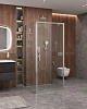 Душевой уголок CEZARES MOLVENO-BA2-90/90-C-Cr-IV 90x90см стекло прозрачное, профиль хром Душевой уголок CEZARES MOLVENO-BA2-90/90-C-Cr-IV 90x90см стекло прозрачное, профиль хром