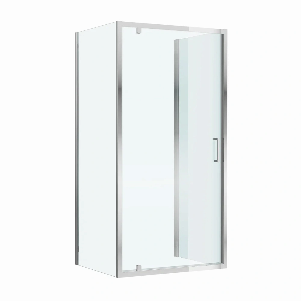 Душевой уголок CEZARES MOLVENO-BA2-100/90-C-Cr-IV 100x90см стекло прозрачное, профиль хром — Изображение 6