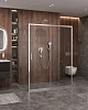 Душевой уголок CEZARES MOLVENO-AH-12-150/90-C-Cr-IV 150x90см стекло прозрачное, профиль хром