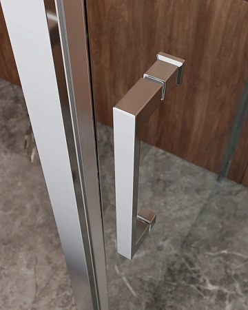 Душевой уголок CEZARES MOLVENO-AH-1-100/90-C-Cr-IV 100x90см стекло прозрачное, профиль хром Душевой уголок CEZARES MOLVENO-AH-1-100/90-C-Cr-IV 100x90см стекло прозрачное, профиль хром