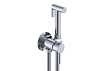 Картинка анонса товара «гигиенический душ cezares czr-set-da1-id2-fmm120-01 хром со ом и держателелем, шланг металлизированный 120 см»