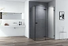 Душевой уголок CEZARES BELLAGIO-AH-1-140/100-C-NERO 140x100см стекло прозрачное, профиль черный Душевой уголок CEZARES BELLAGIO-AH-1-140/100-C-NERO 140x100см стекло прозрачное, профиль черный