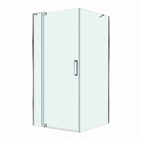 Душевой уголок CEZARES SLIDER-AH-1-90-90/100-C-Cr 90-100x90см стекло прозрачное, профиль хром Душевой уголок CEZARES SLIDER-AH-1-90-90/100-C-Cr 90-100x90см стекло прозрачное, профиль хром