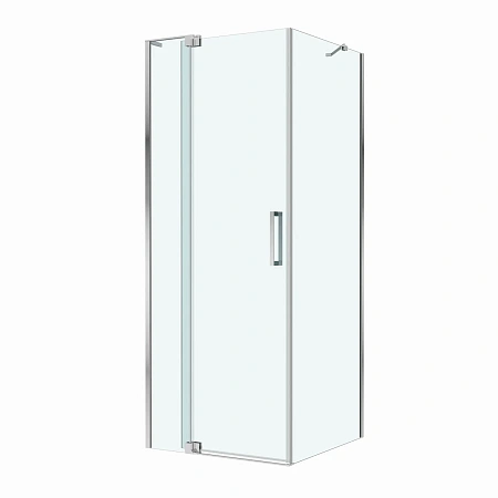 Душевой уголок CEZARES SLIDER-AH-1-90-80/90-C-Cr 80-90x90см стекло прозрачное, профиль хром Душевой уголок CEZARES SLIDER-AH-1-90-80/90-C-Cr 80-90x90см стекло прозрачное, профиль хром