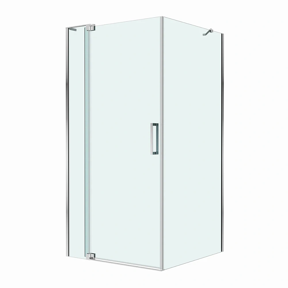 Душевой уголок CEZARES SLIDER-AH-1-90-100/110-C-Cr 100-110x90см стекло прозрачное, профиль хром — Изображение 2