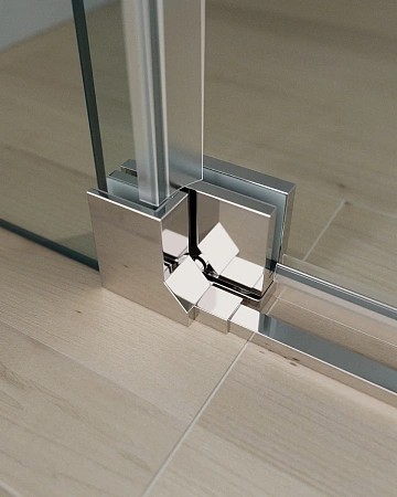 Душевой уголок CEZARES SLIDER-AH-1-90-100/110-C-Cr 100-110x90см стекло прозрачное, профиль хром Душевой уголок CEZARES SLIDER-AH-1-90-100/110-C-Cr 100-110x90см стекло прозрачное, профиль хром