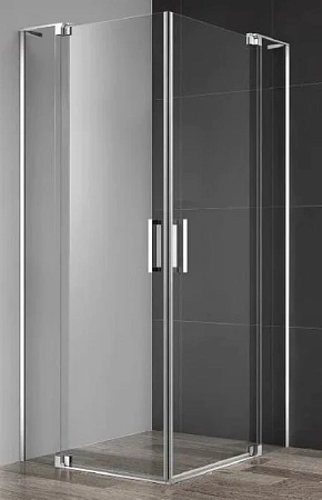 Душевой уголок CEZARES SLIDER-A-2-80/90-C-Cr 80-90x80-90см стекло прозрачное, профиль хром Душевой уголок CEZARES SLIDER-A-2-80/90-C-Cr 80-90x80-90см стекло прозрачное, профиль хром