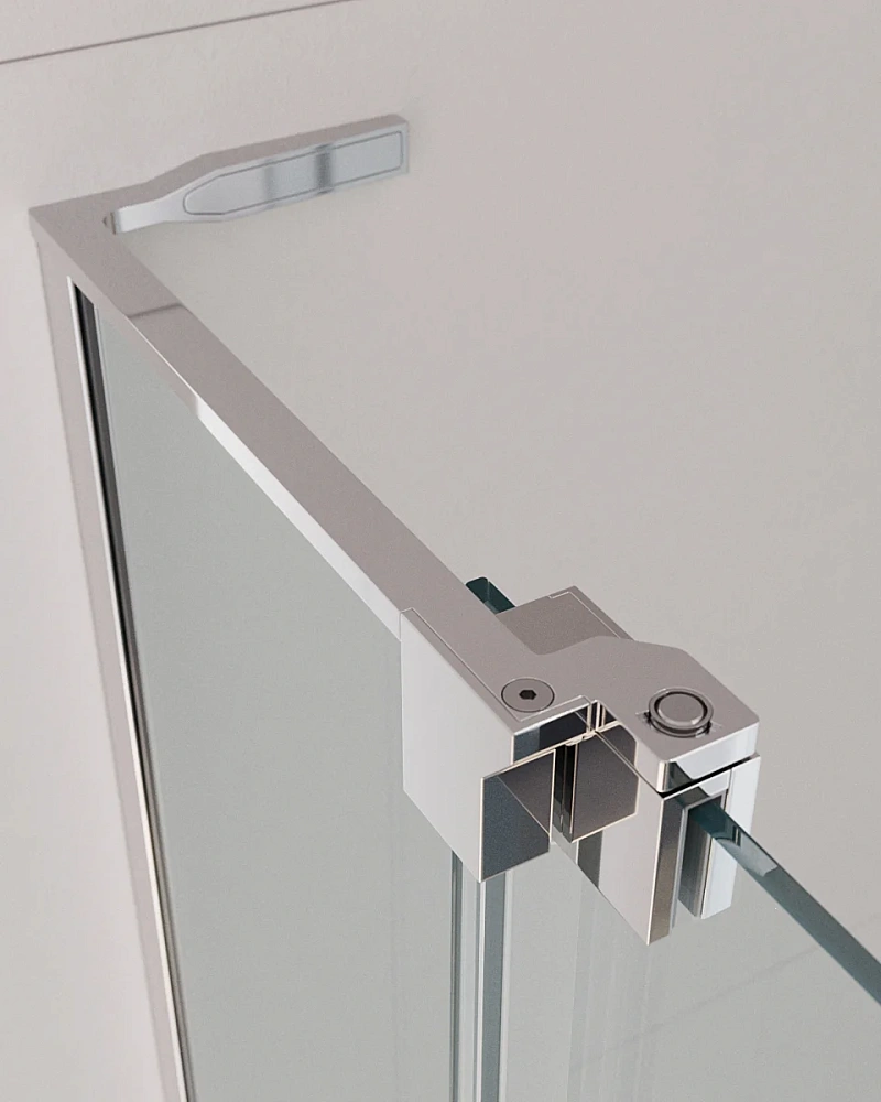 Душевой уголок CEZARES SLIDER-A-2-100/110-C-Cr 100-110x100-110см стекло прозрачное, профиль хром — Изображение 5
