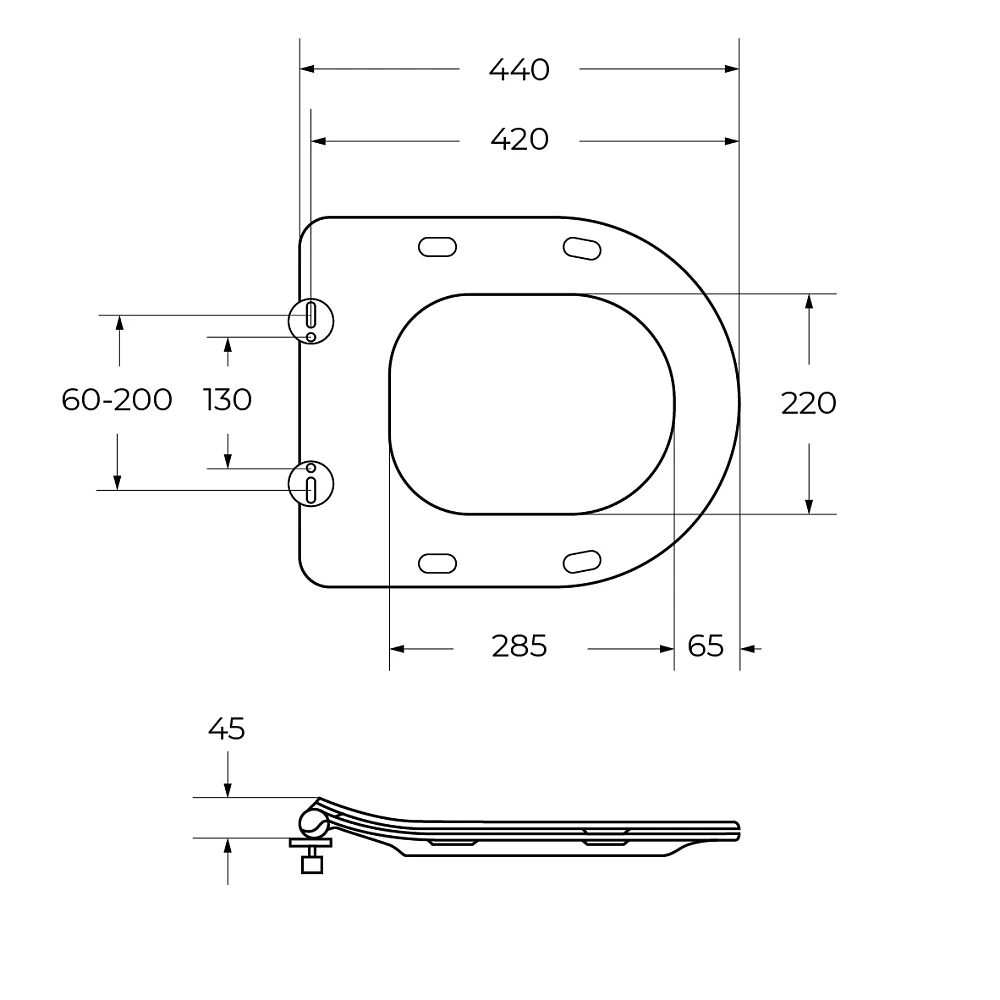 Крышка-сиденье CEZARES STYLUS CZR-2316-SC — Изображение 2
