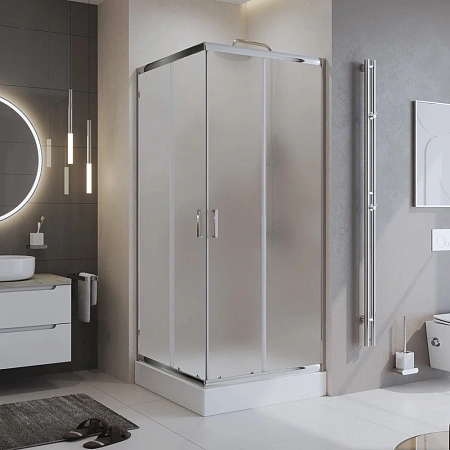 Душевой уголок BelBagno UNO-195-A-2-95-P-Cr 950x950 мм