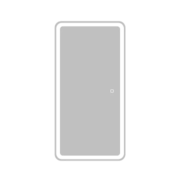 Зеркальный шкаф SPC-MAR-400/800-1A-LED-TCH 12W 220-240V 400x800x150 с подсветкой и сенсорным выключателем