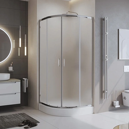 Душевой уголок BelBagno UNO-195-R-2-90-P-Cr 900x900 мм Душевой уголок BelBagno UNO-195-R-2-90-P-Cr 900x900 мм