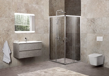 Душевой уголок BelBagno UNIQUE-A-2-75/90-C-Cr 900x900 мм