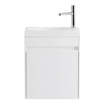 Тумба под раковину BelBagno PIETRA MINI-460-1A-SO-BL-L Bianco Lucido подвесная 454x257