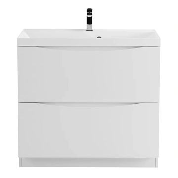 Тумба под раковину BelBagno MARINO-900-2C-PIA-BL-P напольная 900x450 Bianco Lucido