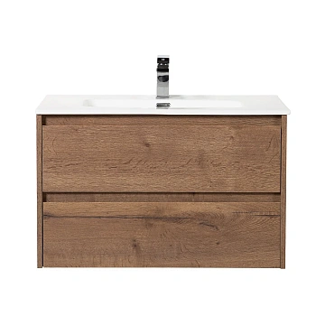 Тумба под раковину BelBagno KRAFT-800-2C-SO-RT Rovere Tabacco подвесная 800x460