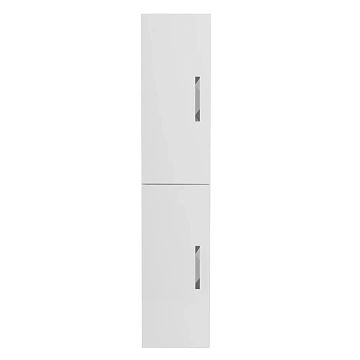 Шкаф-пенал BelBagno AURORA-1600-2A-SC-BL-P-L подвесной 330x300 Bianco Lucido